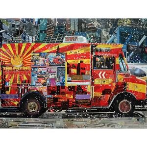Jiggy Puzzle Food Truck Luck By Katy Hirschfeld 800 Piece Art Puzzle New, Sealed